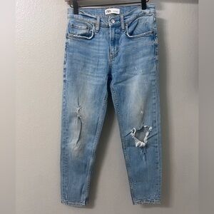 Zara Distressed Skinny Jeans Size 4